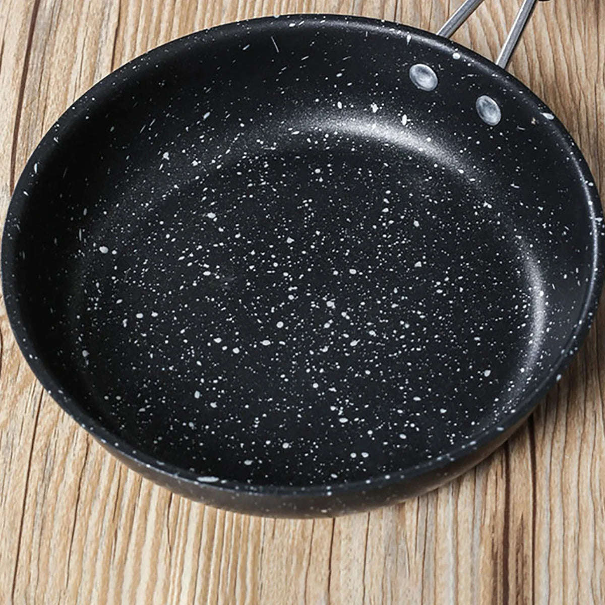 1pcs Frying Pan Non-stick Mini Thick Steak Flat Pan Black Suitable For Fried Food Cooking And Stir-Frying Kitchen Utensils