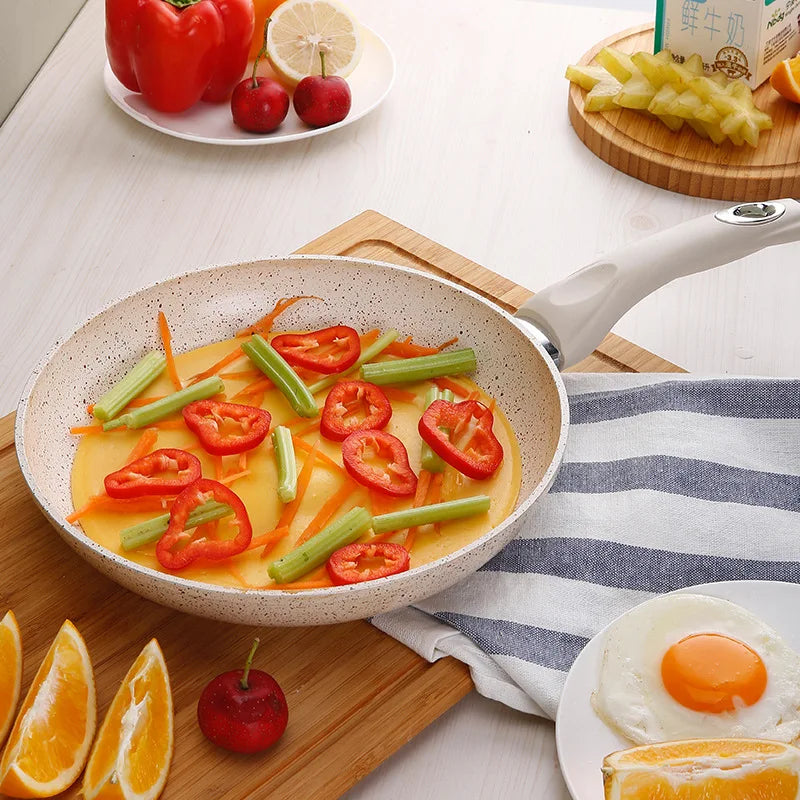 Chinese Maifanshi Pan Nonstick 20cm 24cm 28cm Egg Fry Pan