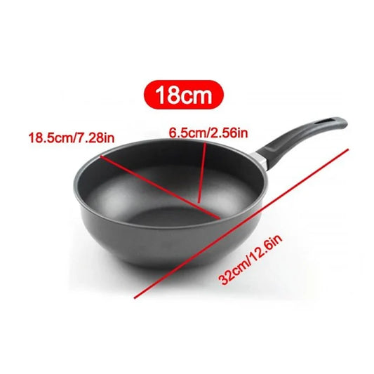Mini Soup Pan Frying Pan Cooking Pan Non Stick Iron Frying Pan Pancake Egg Pan With Kitchen Small Tool Long Handled Frying Pan