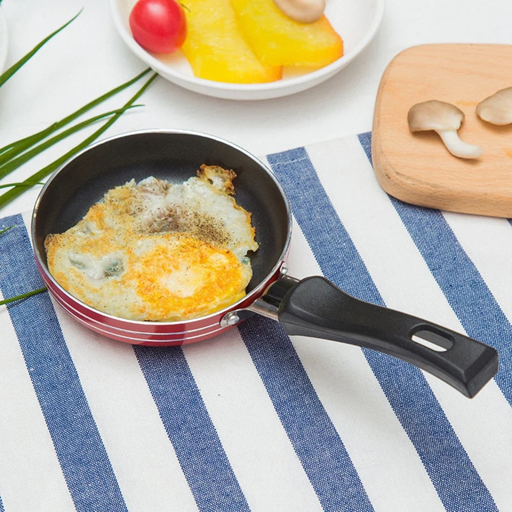 Fried Eggs Cookware Round Non-stick Skillet Frying Pan Saucepan Griddle Pan