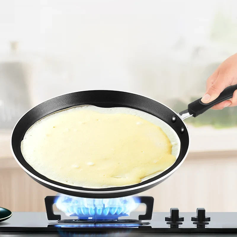 COOKER KING Food Grade Nonstick Pancake Pan PFOA-Free Fry Pan, Easy Clean Even Heat, All Stoves for Breakfast Eggs Crepes Fish