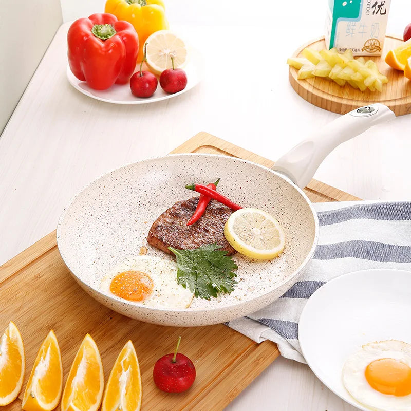 Chinese Maifanshi Pan Nonstick 20cm 24cm 28cm Egg Fry Pan
